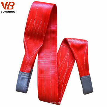 CE 100% polyester double plis sangles de sangle de ceinture de levage pour les grues